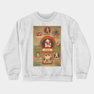 White Chakrasamvara Crewneck Sweatshirt